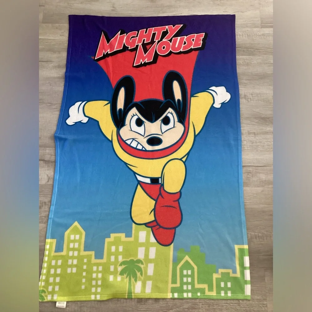 Mighty Mouse City Watch Blanket